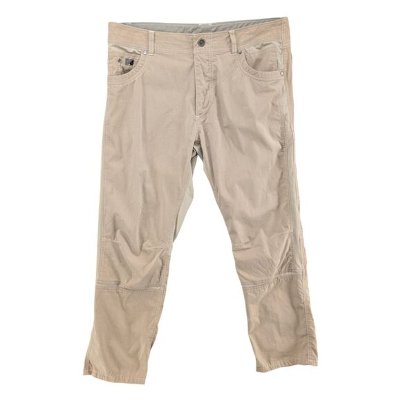 Kuhl Other - Kuhl Radikl Outdoor Pants Mens Brown Nylon Stretch 7 Pockets Hiking Size 36x32